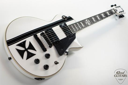 LTD Iron Cross Snow White James Hetfield Signature #624695