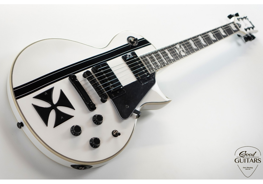 LTD Iron Cross Snow White James Hetfield Signature #624695