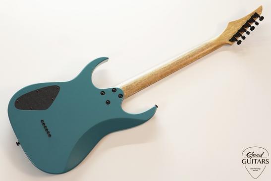 INT Guitars Superstrat Baritone Turquoise Blue #617498