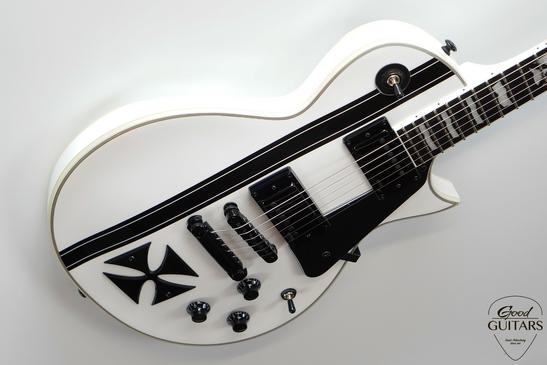 LTD Iron Cross Snow White James Hetfield Signature #624698