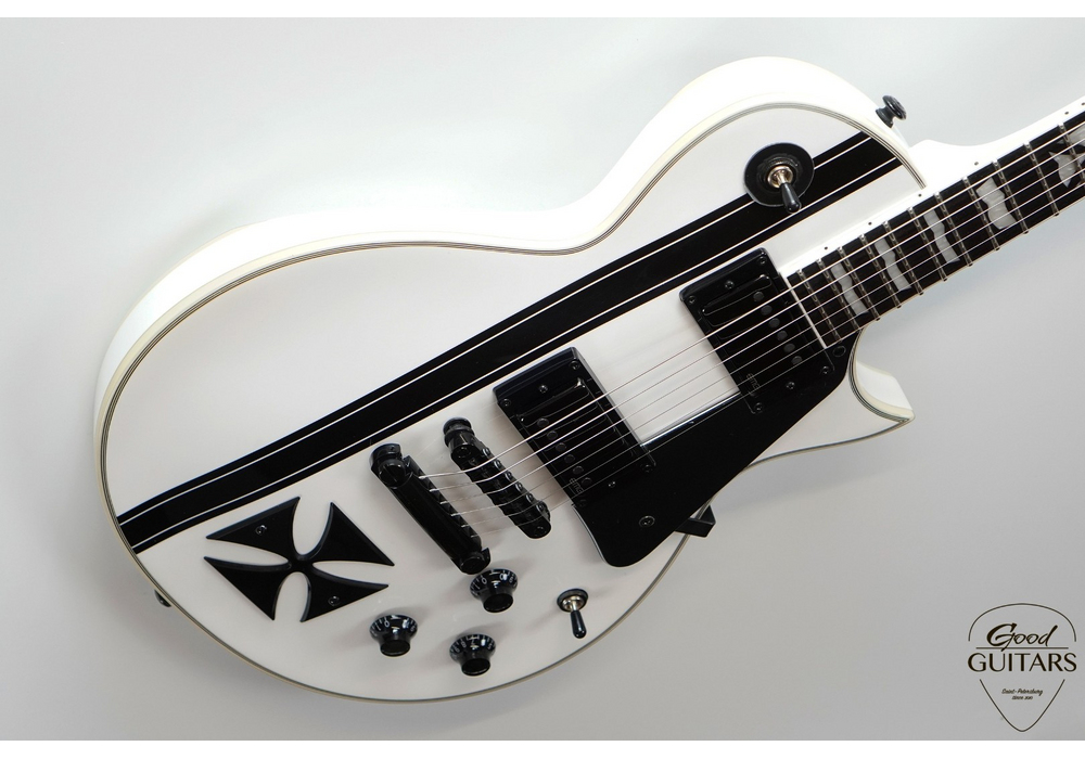 LTD Iron Cross Snow White James Hetfield Signature #624698