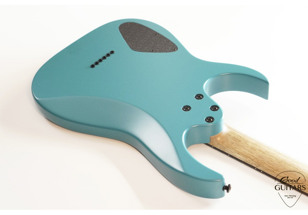 INT Guitars Superstrat Baritone Turquoise Blue #617501