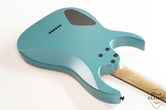 INT Guitars Superstrat Baritone Turquoise Blue #617501