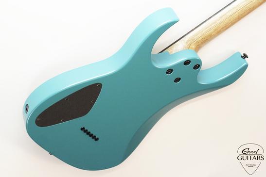 INT Guitars Superstrat Baritone Turquoise Blue #617504