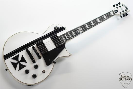 LTD Iron Cross Snow White James Hetfield Signature #624692
