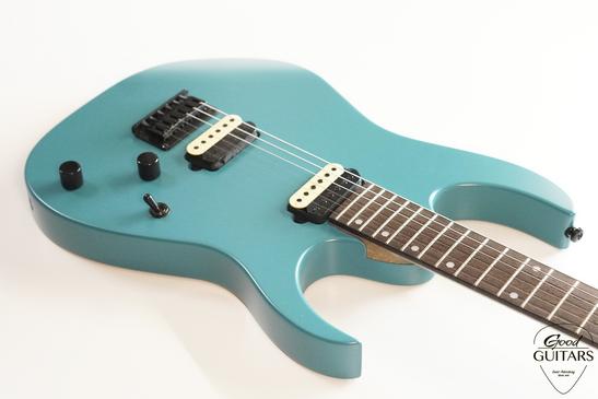 INT Guitars Superstrat Baritone Turquoise Blue #617492