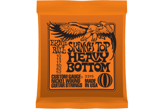 Ernie Ball 2215 Nickel Wound Skinny Top Heavy Bottom (10-52) #662