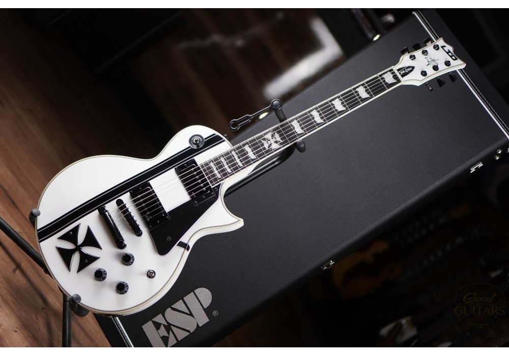 LTD Iron Cross Snow White James Hetfield Signature #624731
