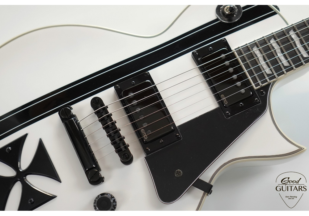 LTD Iron Cross Snow White James Hetfield Signature #624704